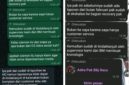 Foto : Bukti Chat Wartawan dengan Customer Servise Adira Cibinong 